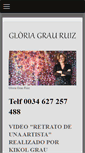 Mobile Screenshot of gloriagrauruiz.com