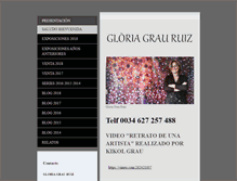 Tablet Screenshot of gloriagrauruiz.com